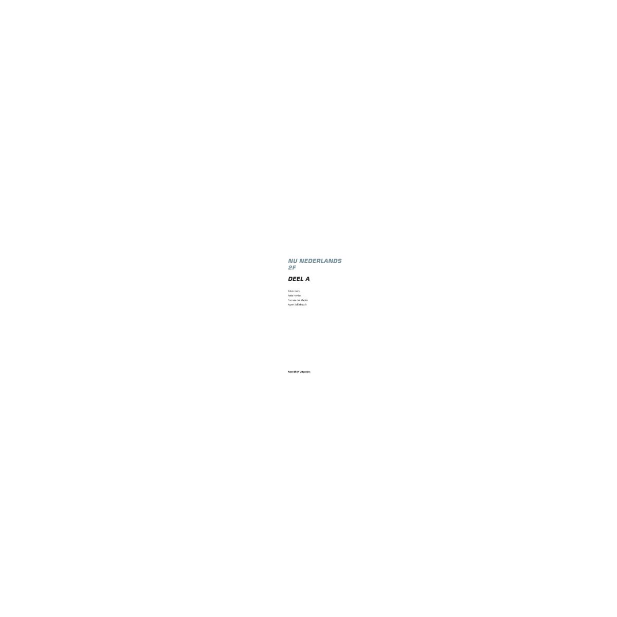 Afbeelding van NU Nederlands 2F 1e ed : AB : Leerwerkboek Afbeelding van NU Nederlands 2F 1e ed : AB : Leerwerkboek