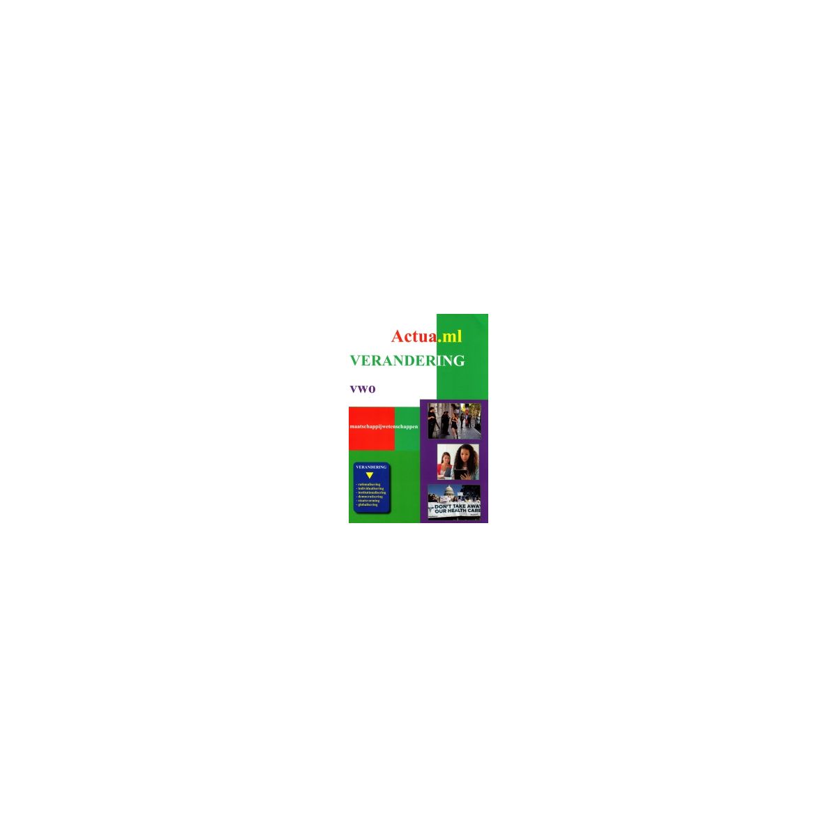 Afbeelding van Actua.ml : vwo : Verandering Afbeelding van Actua.ml : vwo : Verandering