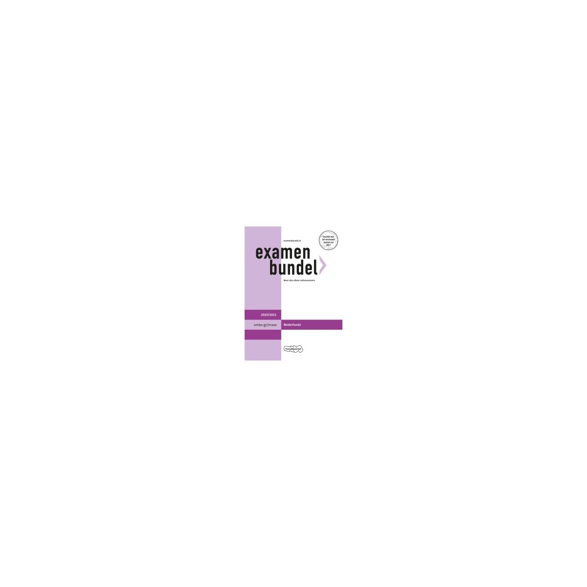 Afbeelding van Examenbundel Nederlands : vmbo-gt/mavo : 2020/2021 Afbeelding van Examenbundel Nederlands : vmbo-gt/mavo : 2020/2021