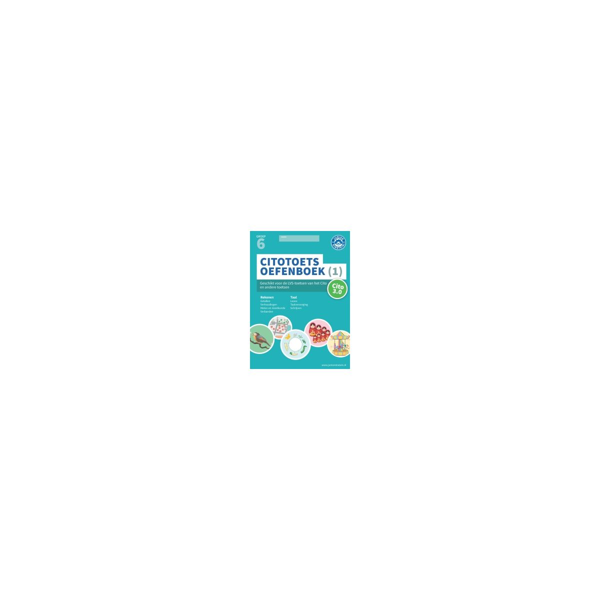 Afbeelding van Citotoets oefenboek : Groep 6, dl 1,2 en 3