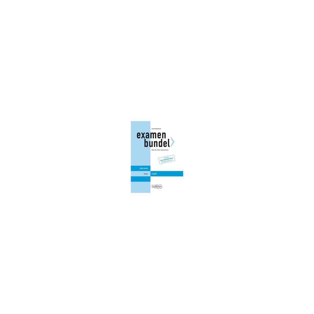 Afbeelding van Examenbundel Engels : havo : 2021/2022 Afbeelding van Examenbundel Engels : havo : 2021/2022