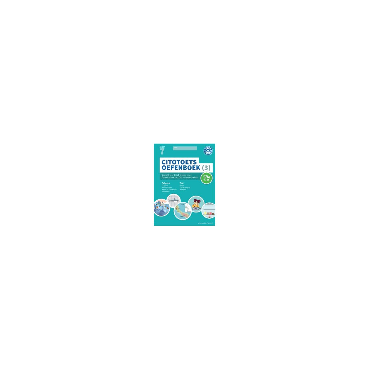 Afbeelding van Citotoets Oefenboek : Groep 7, dl 3 Afbeelding van Citotoets Oefenboek : Groep 7, dl 3