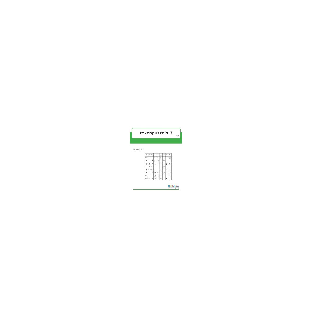 Afbeelding van Rekenpuzzels 3 : Groep 5 Afbeelding van Rekenpuzzels 3 : Groep 5