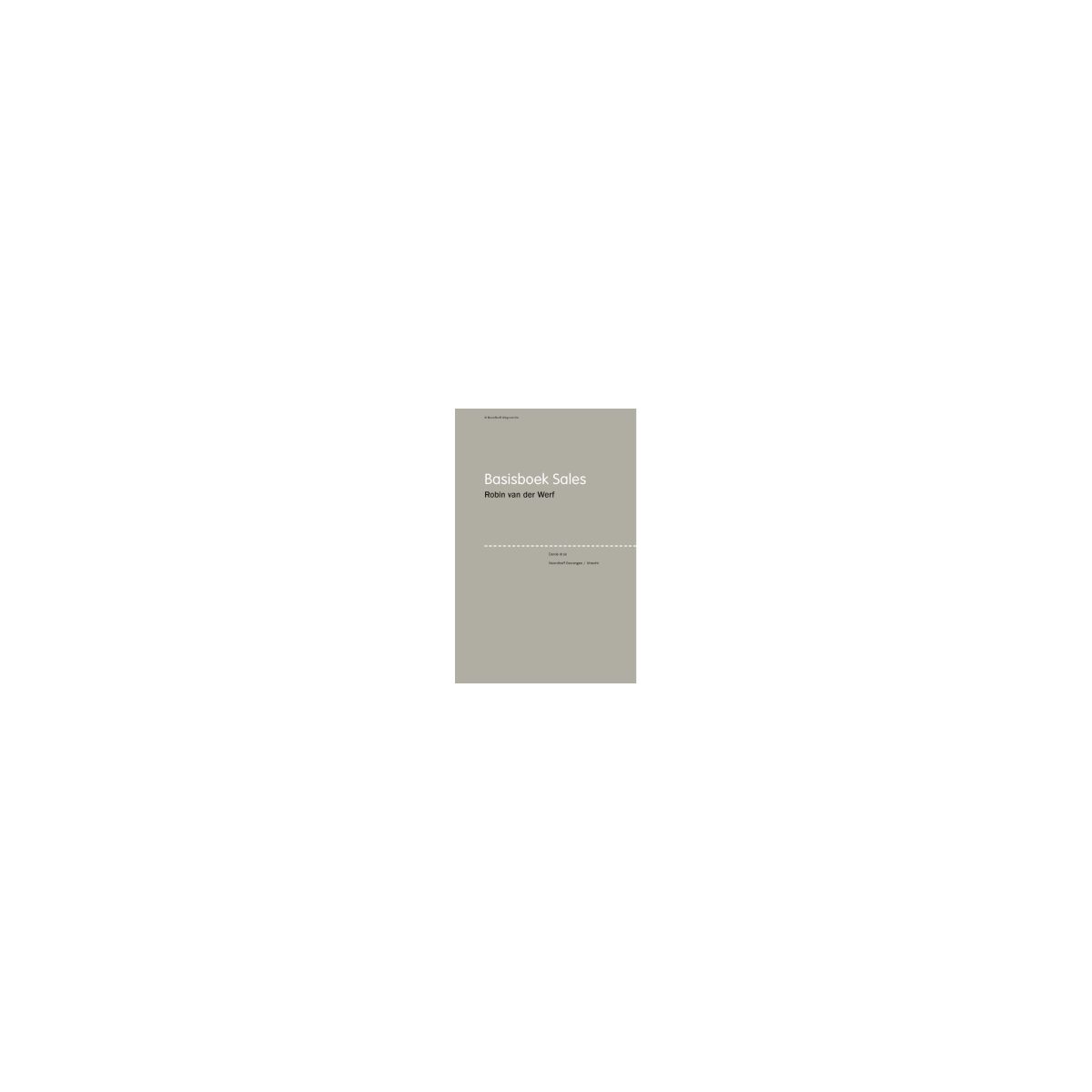 Afbeelding van Basisboek sales 3e dr Afbeelding van Basisboek sales 3e dr