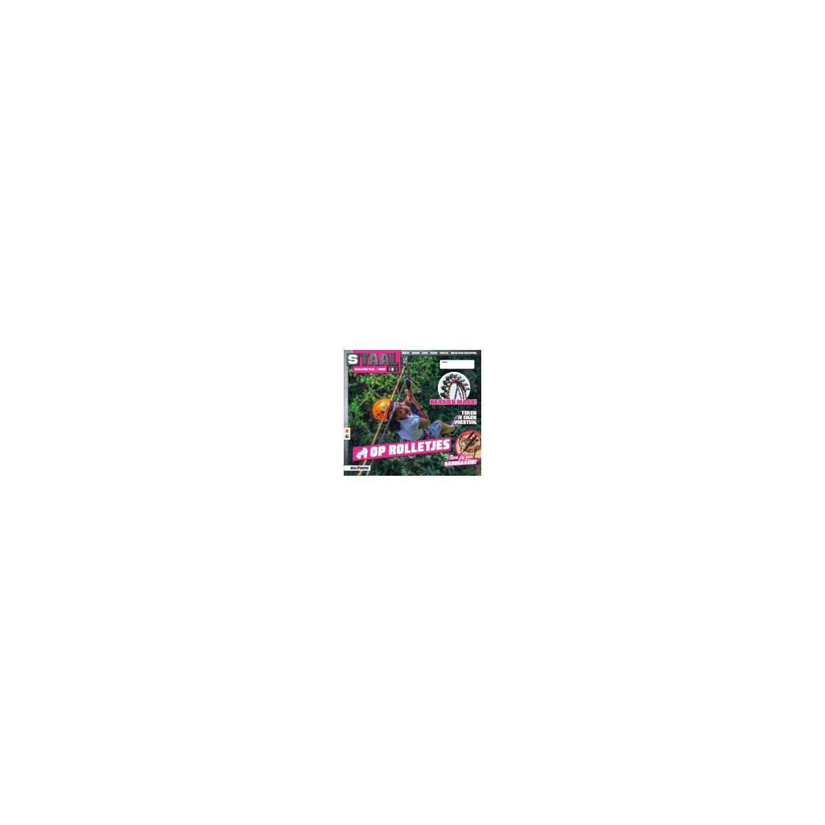 Afbeelding van Staal Taal 2 : Groep 6 : Thema 7 Op rolletjes : Magazine Afbeelding van Staal Taal 2 : Groep 6 : Thema 7 Op rolletjes : Magazine