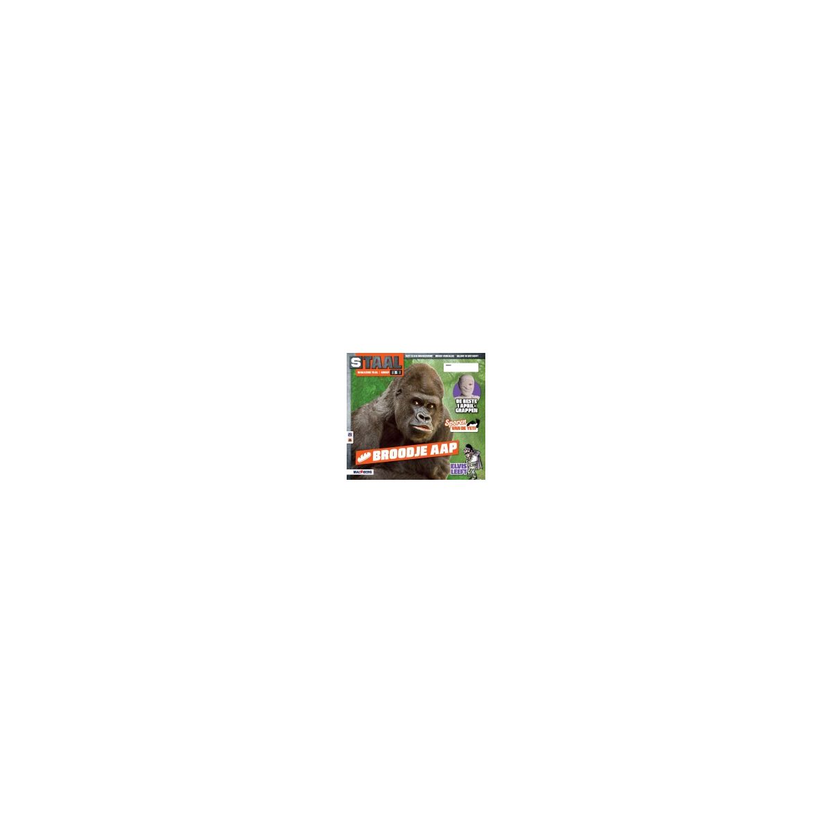 Afbeelding van Staal Taal 2 : Groep 6 : Thema 5 Broodje aap : Magazine Afbeelding van Staal Taal 2 : Groep 6 : Thema 5 Broodje aap : Magazine