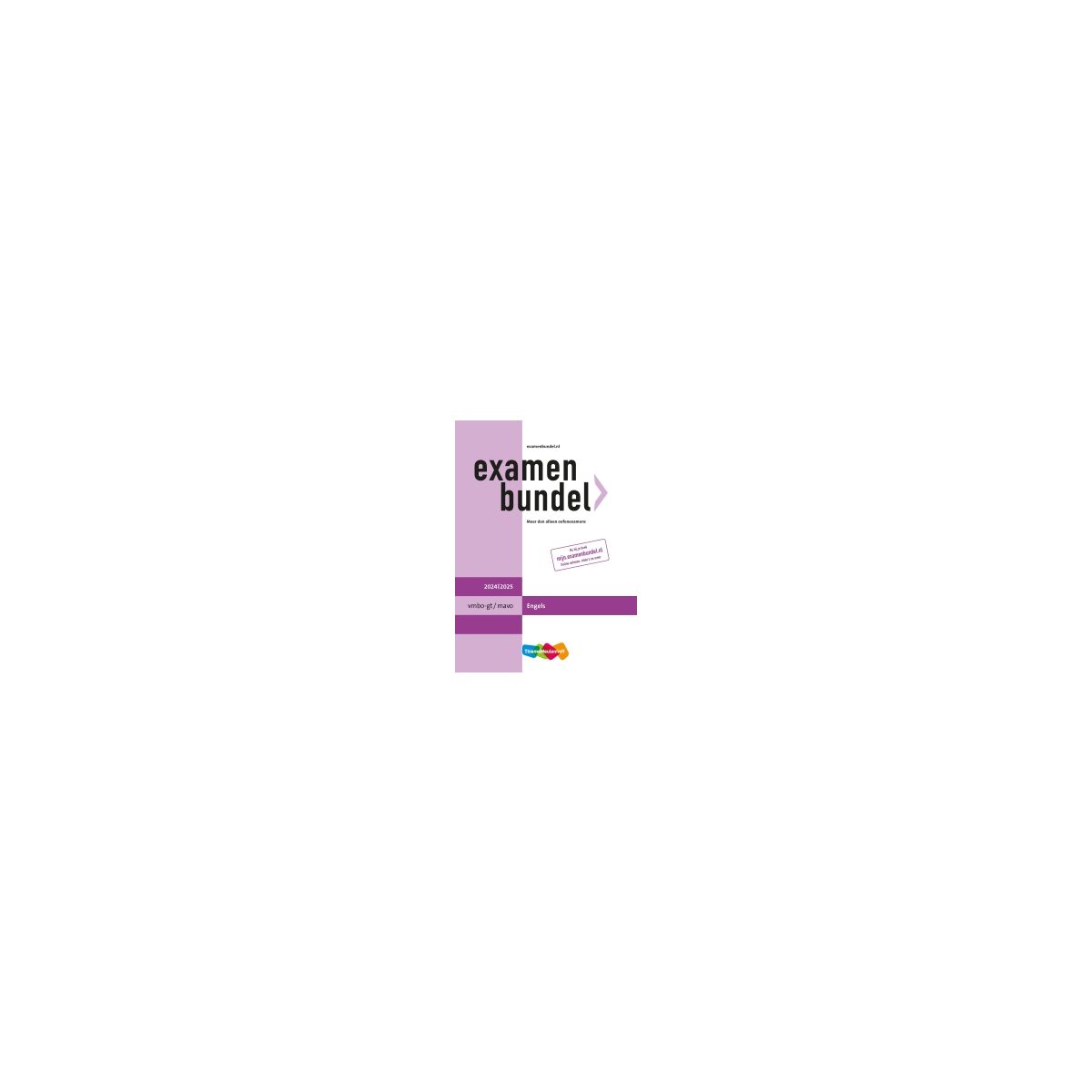 Afbeelding van Examenbundel Engels : vmbo-gt/mavo : 2024/2025 Afbeelding van Examenbundel Engels : vmbo-gt/mavo : 2024/2025