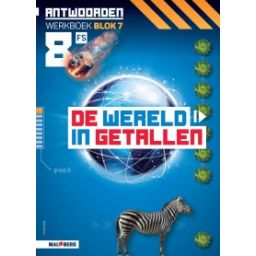 Afbeelding van De wereld in getallen 5e versie : Groep 8, blok 7 FS : Antwoordenboek