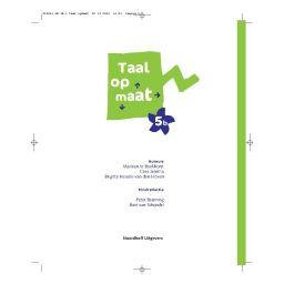 Afbeelding van Taal op maat : 5b : Tekstboek