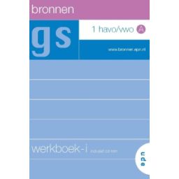 Afbeelding van Bronnen : 1 havo/vwo A : Werkboek