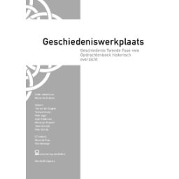 Afbeelding van Geschiedeniswerkplaats : vwo tweede fase : Historisch overzicht : opdrachtenboek