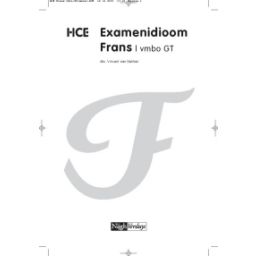 Afbeelding van HCE Frans : vmbo-gt : Examenidioom