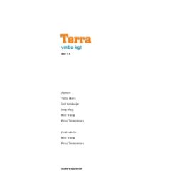 Afbeelding van Terra 3e ed : 1 vmbo-kgt A : Leerwerkboek