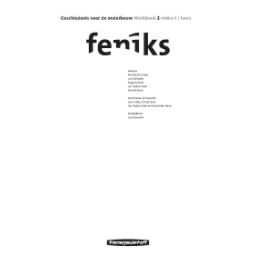 Afbeelding van Feniks 1e dr : vmbo-t/havo : Werkboek