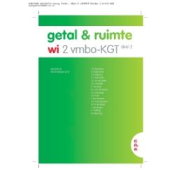 Afbeelding van Getal & ruimte ed 2008 : 2 vmbo-kgt 2 : Leerboek