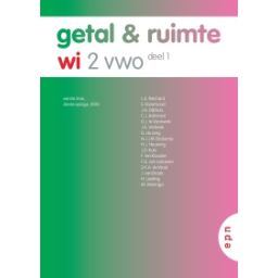 Afbeelding van Getal & ruimte: 2 vwo deel 1 Leerboek
