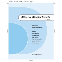 Afbeelding van Nieuw Nederlands 4e ed : 3 vwo : Leerlingenboek