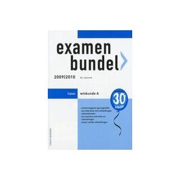 Afbeelding van Examenbundel Wiskunde A : havo : 2009/2010