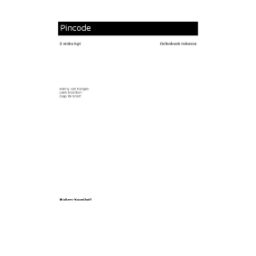 Afbeelding van Pincode 4e ed : 3 vmbo-kgt : Oefenboek Rekenen
