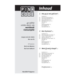 Afbeelding van Pincode 4e ed : 3+4 vmbo-b : Consumptie : Werkboek