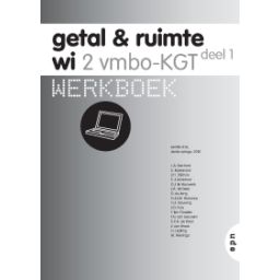 Afbeelding van Getal & ruimte ed 2008 : 2 vmbo-kgt 1 : Werkboek
