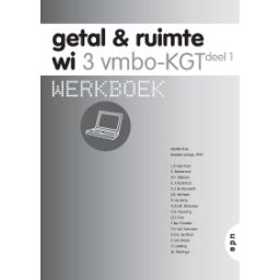 Afbeelding van Getal & ruimte ed 2008 : 3 vmbo-kgt 1 : Werkboek