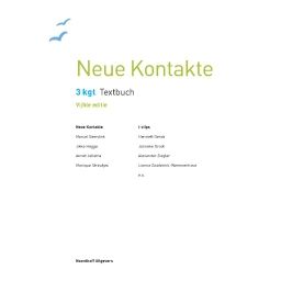 Afbeelding van Neue Kontakte dreibändig 5e ed : 3 vmbo-kgt : Textbuch