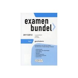 Afbeelding van Examenbundel Geschiedenis : havo : 2011/2012