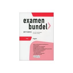 Afbeelding van Examenbundel Engels : vwo : 2011/2012