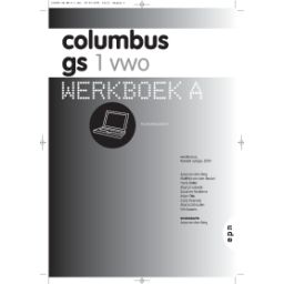 Afbeelding van Columbus : 1 vwo A : Werkboek