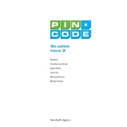 Afbeelding van Pincode 5e ed : 3 havo : Leerboek