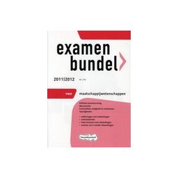 Afbeelding van Examenbundel Maatschappijwetenschappen : vwo : 2011/2012