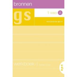 Afbeelding van Bronnen : 1 vwo A : Werkboek