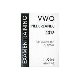 Afbeelding van Examentraining vwo Nederlands 2013 tweede fase : vwo