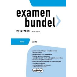 Afbeelding van Examenbundel Duits : havo : 2012/2013