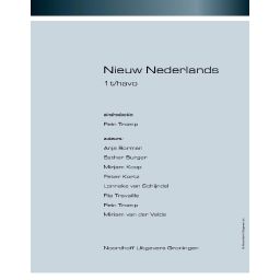 Afbeelding van Nieuw Nederlands 5e ed : 1 vmbo-t/havo : Leerboek