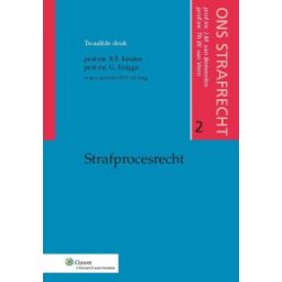 Afbeelding van Strafprocesrecht 12e dr