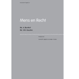 Afbeelding van Mens en recht 8e geact. dr