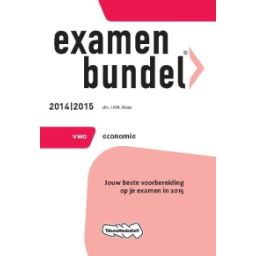 Afbeelding van Examenbundel Economie : vwo : 2014/2015