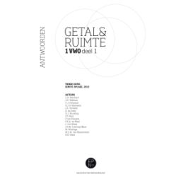 Afbeelding van Getal & ruimte : 1 vwo 1 : Antwoorden