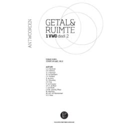 Afbeelding van Getal & ruimte : 1 vwo 2 : Antwoorden
