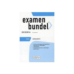 Afbeelding van Examenbundel Wiskunde A : havo : 2013/2014