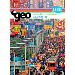 Afbeelding van De geo 3e dr : 3+4 vmbo-bb : Lesboek met examentraining