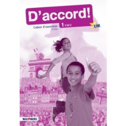 Afbeelding van D'accord! 3e dr : 1 vwo : Cahier d'exercices