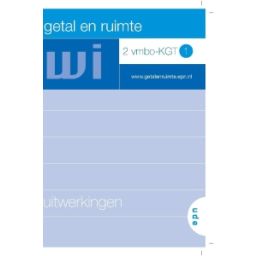 Afbeelding van Getal & ruimte ed 2003 : 2 vmbo-kgt 1 : Uitwerkingen