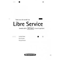 Afbeelding van Libre service 2e ed : 4+5 havo : Uitwerkingenboek