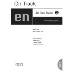 Afbeelding van On track : havo 2 : Keys