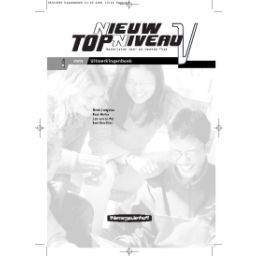 Afbeelding van Nieuw topniveau : 4 vwo : Uitwerkingenboek