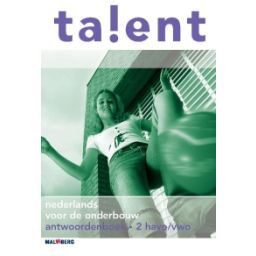 Afbeelding van Talent : 2 havo : Antwoordenboek