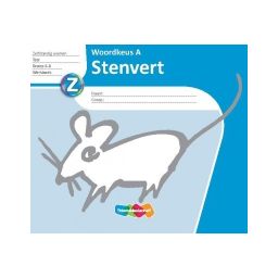 Afbeelding van Stenvertblok Woordkeus : A